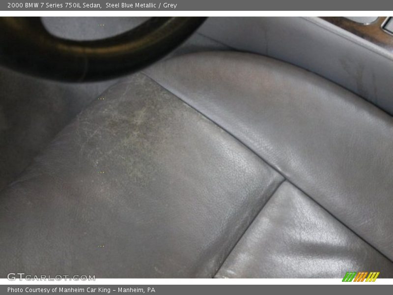 Steel Blue Metallic / Grey 2000 BMW 7 Series 750iL Sedan