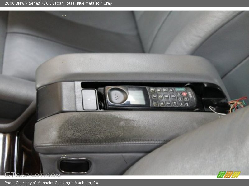 Steel Blue Metallic / Grey 2000 BMW 7 Series 750iL Sedan