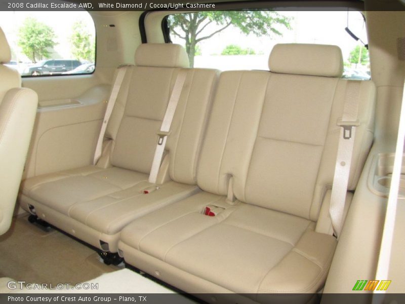 White Diamond / Cocoa/Light Cashmere 2008 Cadillac Escalade AWD