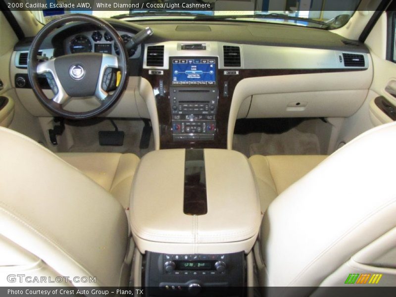 White Diamond / Cocoa/Light Cashmere 2008 Cadillac Escalade AWD