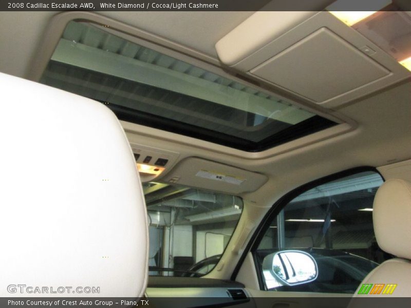 White Diamond / Cocoa/Light Cashmere 2008 Cadillac Escalade AWD