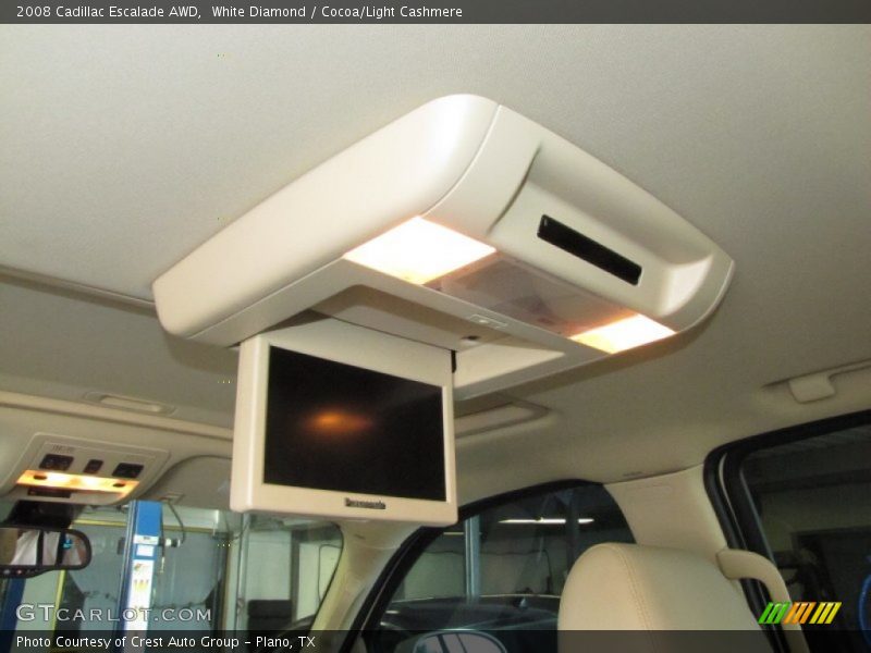 White Diamond / Cocoa/Light Cashmere 2008 Cadillac Escalade AWD