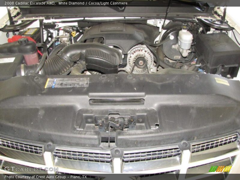 White Diamond / Cocoa/Light Cashmere 2008 Cadillac Escalade AWD