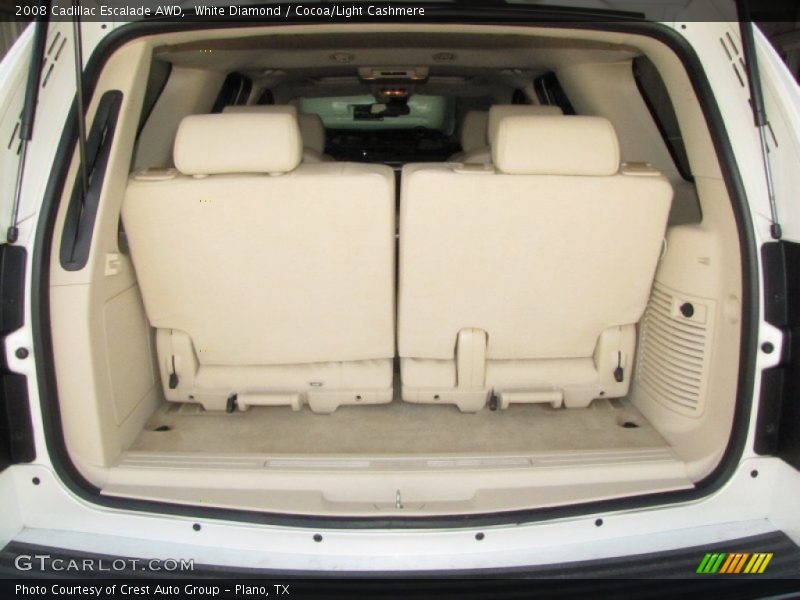 White Diamond / Cocoa/Light Cashmere 2008 Cadillac Escalade AWD