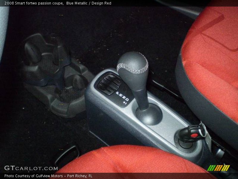 Blue Metallic / Design Red 2008 Smart fortwo passion coupe