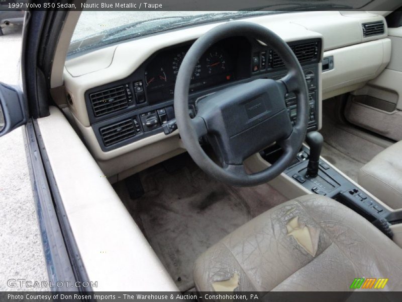 Nautic Blue Metallic / Taupe 1997 Volvo 850 Sedan