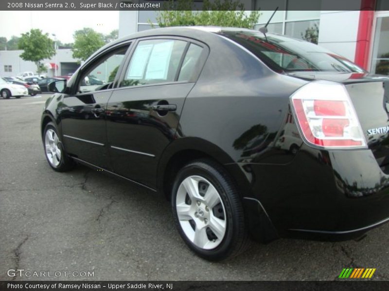Super Black / Charcoal/Steel 2008 Nissan Sentra 2.0