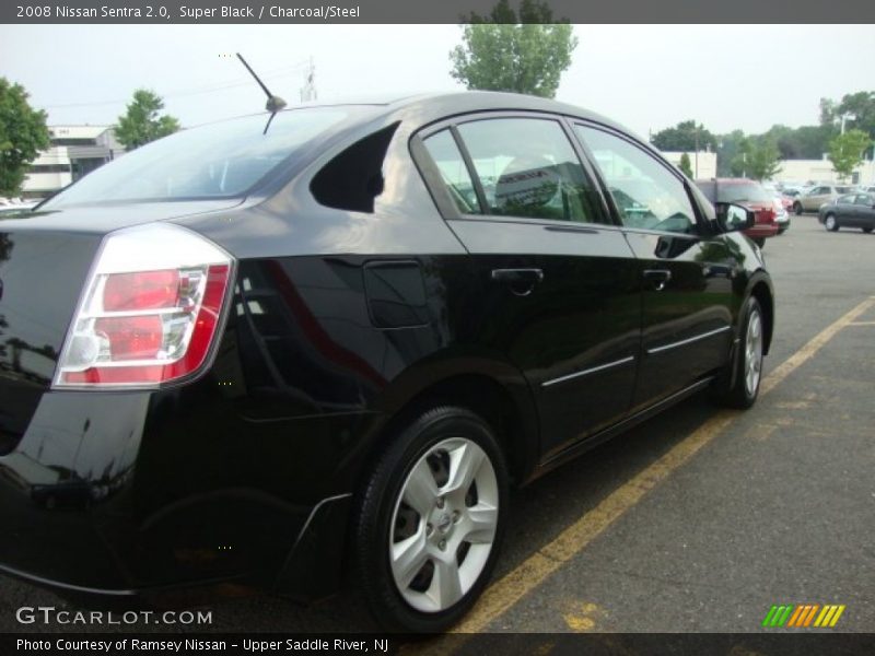 Super Black / Charcoal/Steel 2008 Nissan Sentra 2.0