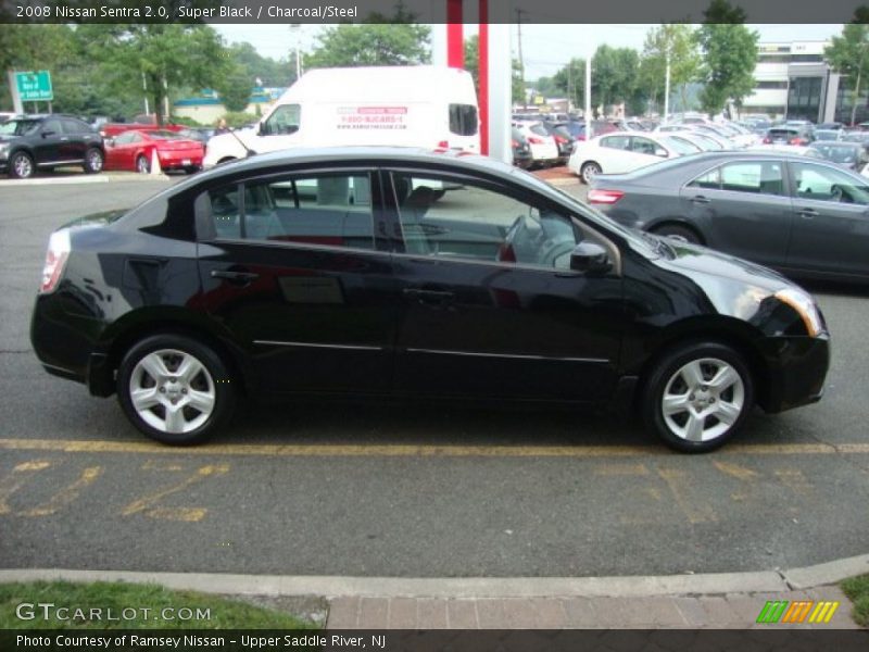 Super Black / Charcoal/Steel 2008 Nissan Sentra 2.0