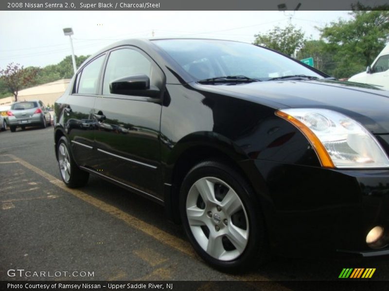 Super Black / Charcoal/Steel 2008 Nissan Sentra 2.0