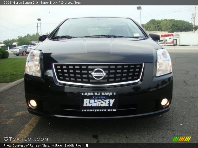 Super Black / Charcoal/Steel 2008 Nissan Sentra 2.0