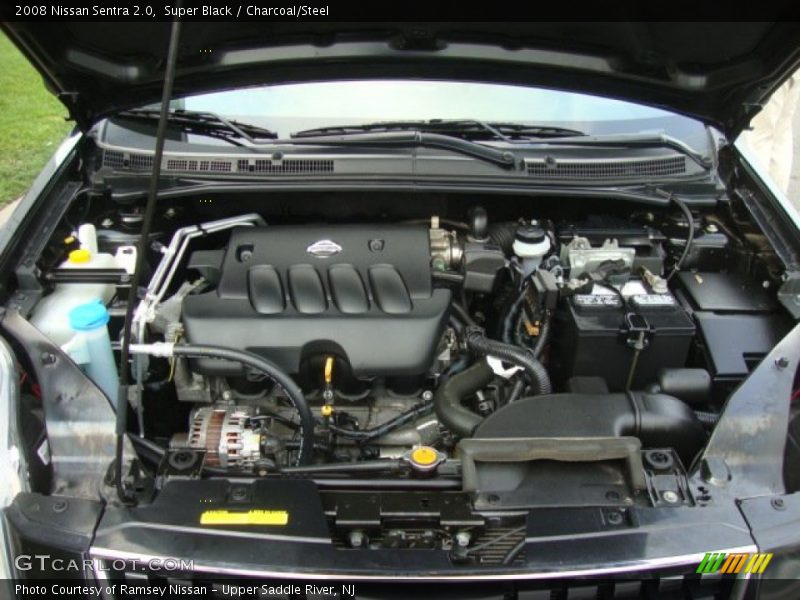 Super Black / Charcoal/Steel 2008 Nissan Sentra 2.0