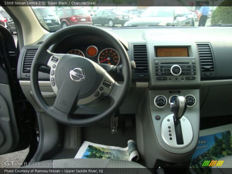 Super Black / Charcoal/Steel 2008 Nissan Sentra 2.0