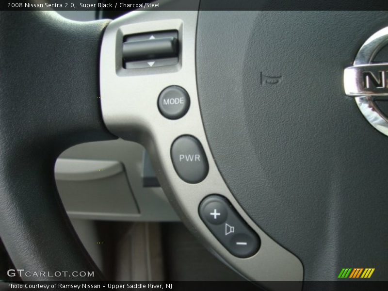 Super Black / Charcoal/Steel 2008 Nissan Sentra 2.0
