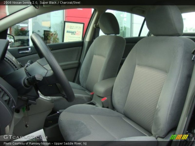 Super Black / Charcoal/Steel 2008 Nissan Sentra 2.0