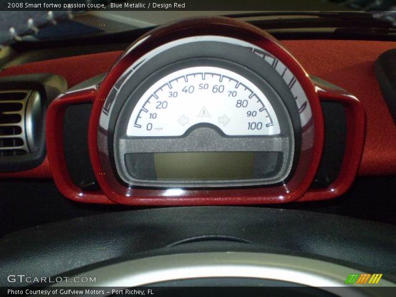 Blue Metallic / Design Red 2008 Smart fortwo passion coupe