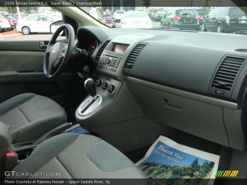 Super Black / Charcoal/Steel 2008 Nissan Sentra 2.0