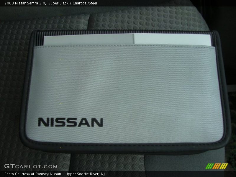 Super Black / Charcoal/Steel 2008 Nissan Sentra 2.0