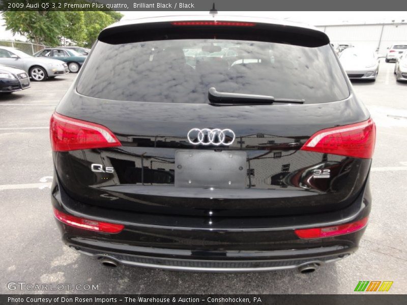 Brilliant Black / Black 2009 Audi Q5 3.2 Premium Plus quattro