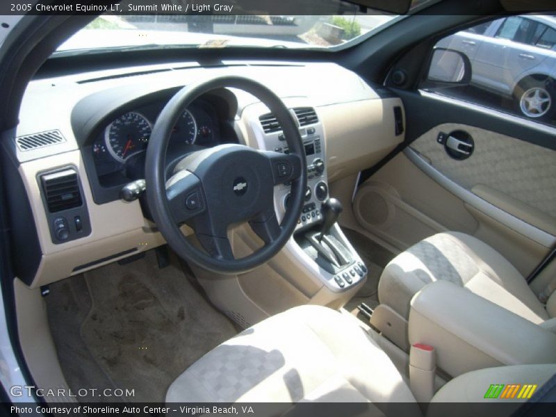 Summit White / Light Gray 2005 Chevrolet Equinox LT
