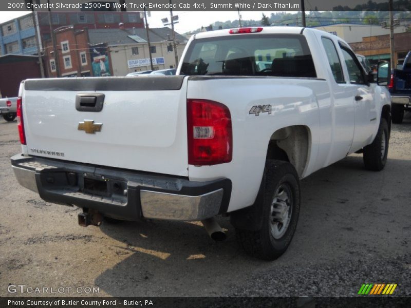  2007 Silverado 2500HD Work Truck Extended Cab 4x4 Summit White