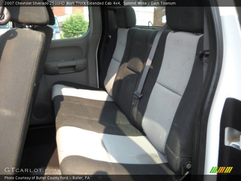 Summit White / Dark Titanium 2007 Chevrolet Silverado 2500HD Work Truck Extended Cab 4x4