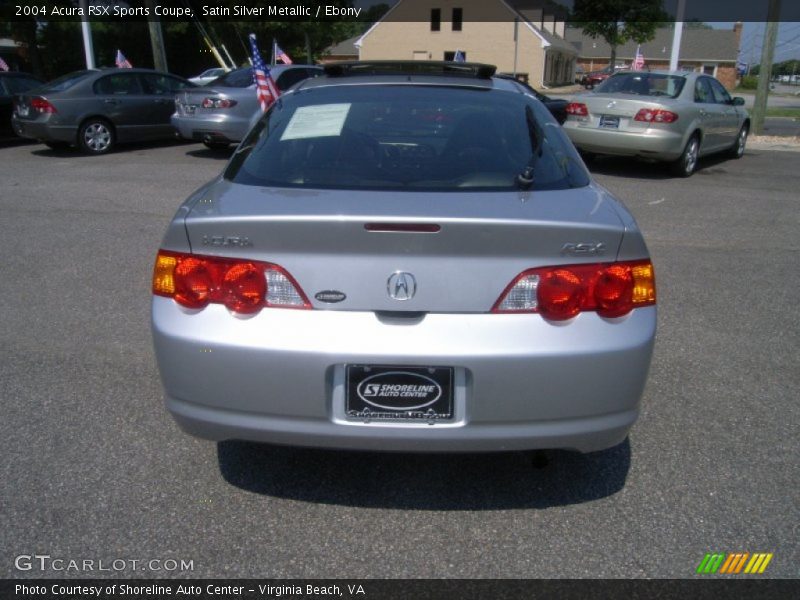 Satin Silver Metallic / Ebony 2004 Acura RSX Sports Coupe
