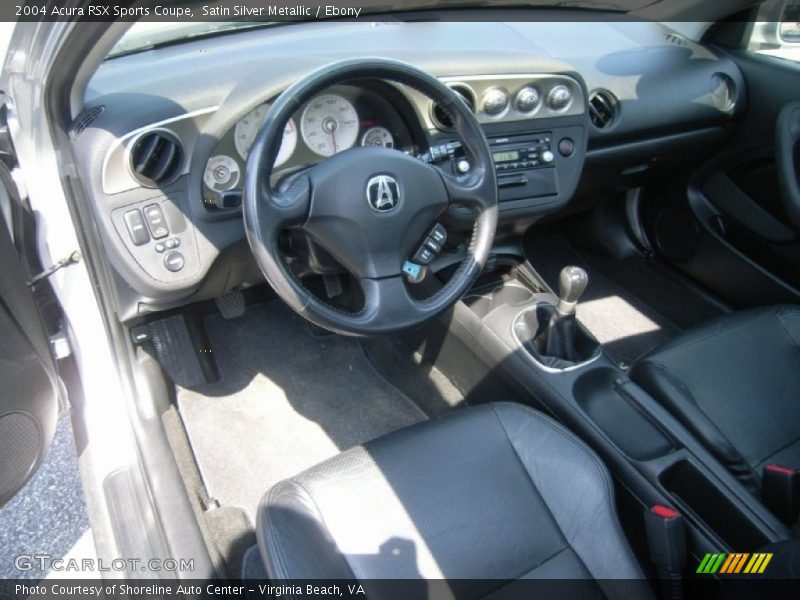 Ebony Interior - 2004 RSX Sports Coupe 