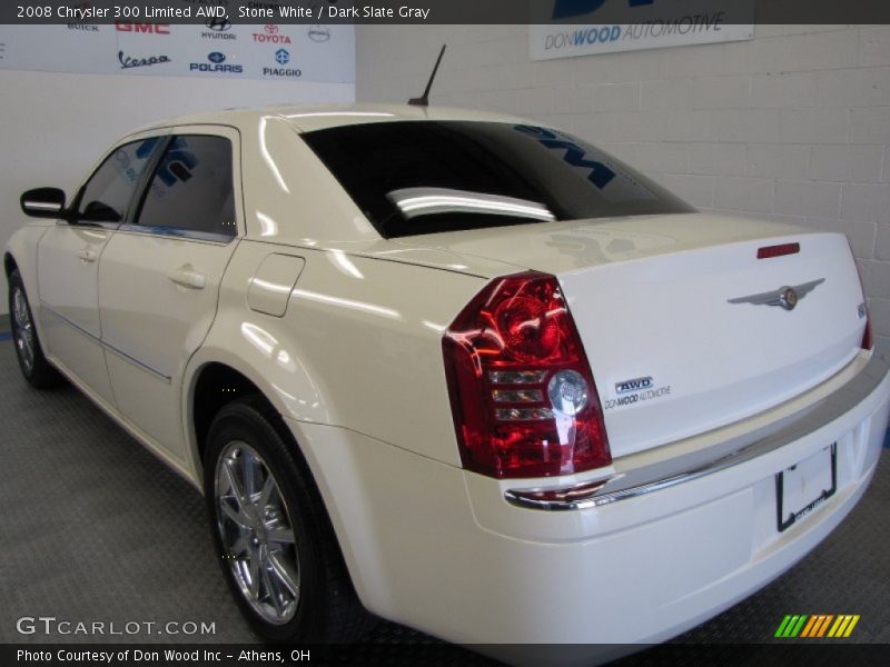 Stone White / Dark Slate Gray 2008 Chrysler 300 Limited AWD