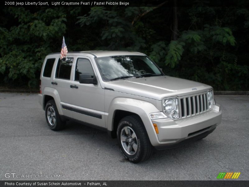 Light Graystone Pearl / Pastel Pebble Beige 2008 Jeep Liberty Sport