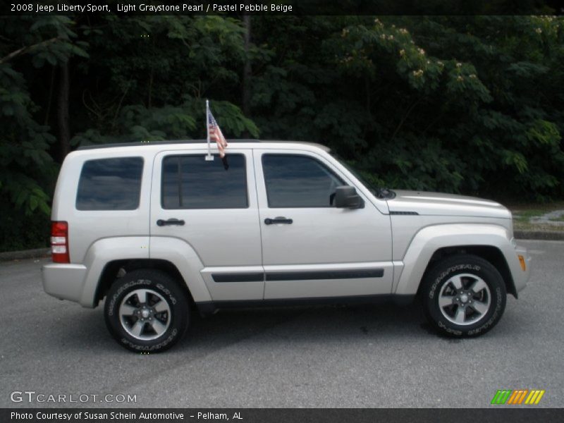 Light Graystone Pearl / Pastel Pebble Beige 2008 Jeep Liberty Sport
