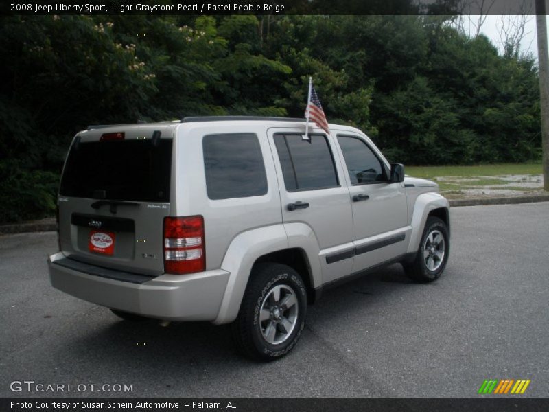 Light Graystone Pearl / Pastel Pebble Beige 2008 Jeep Liberty Sport