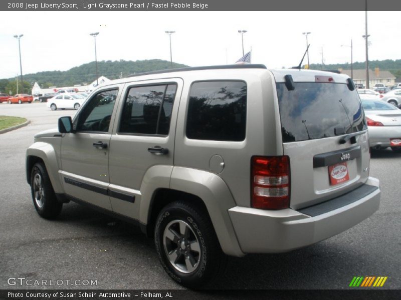 Light Graystone Pearl / Pastel Pebble Beige 2008 Jeep Liberty Sport