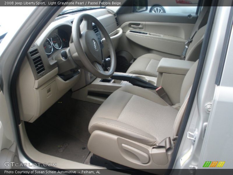 Light Graystone Pearl / Pastel Pebble Beige 2008 Jeep Liberty Sport