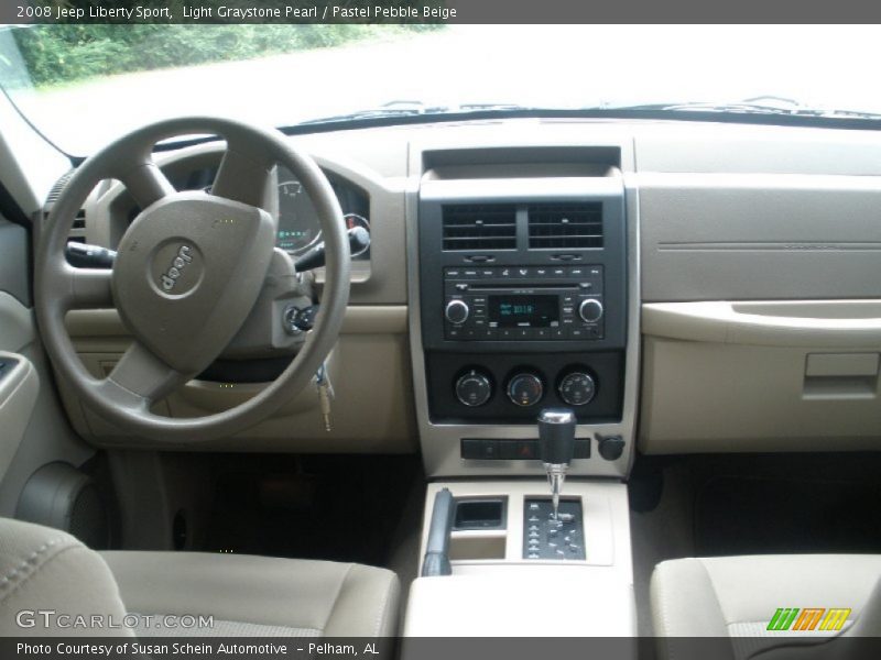 Light Graystone Pearl / Pastel Pebble Beige 2008 Jeep Liberty Sport