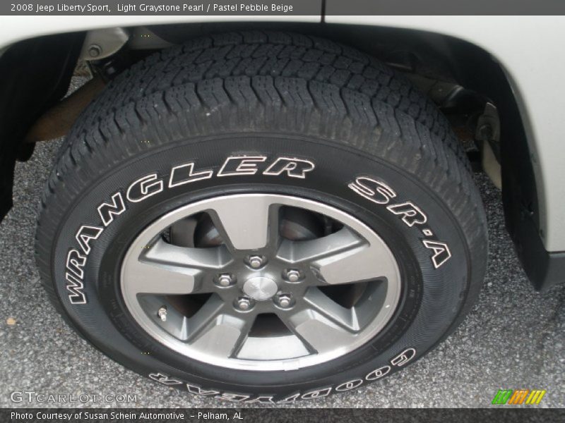 Light Graystone Pearl / Pastel Pebble Beige 2008 Jeep Liberty Sport
