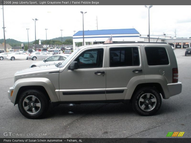 Light Graystone Pearl / Pastel Pebble Beige 2008 Jeep Liberty Sport