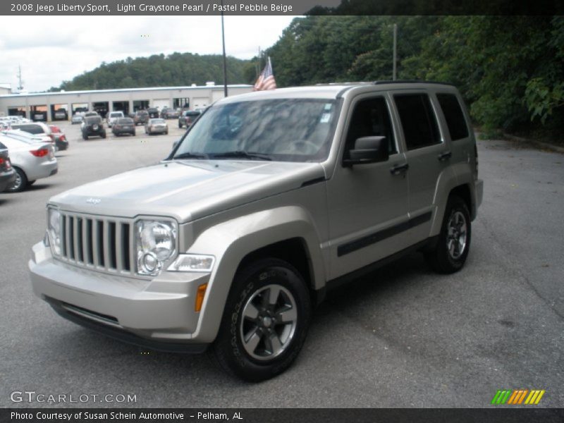 Light Graystone Pearl / Pastel Pebble Beige 2008 Jeep Liberty Sport