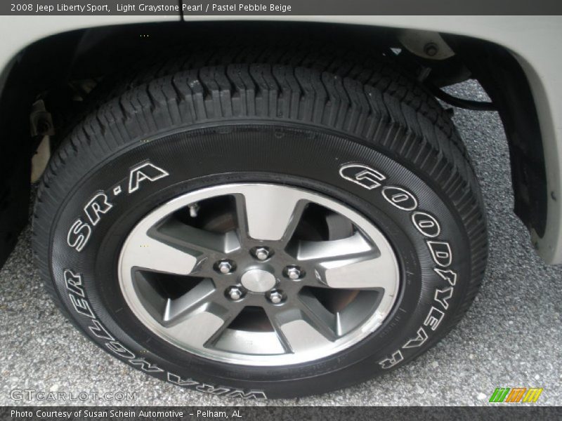 Light Graystone Pearl / Pastel Pebble Beige 2008 Jeep Liberty Sport