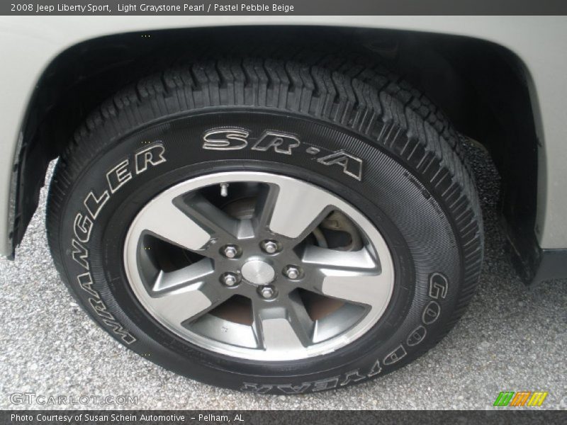 Light Graystone Pearl / Pastel Pebble Beige 2008 Jeep Liberty Sport