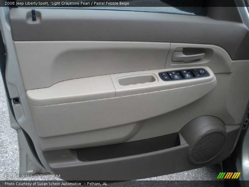 Light Graystone Pearl / Pastel Pebble Beige 2008 Jeep Liberty Sport