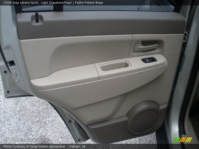 Light Graystone Pearl / Pastel Pebble Beige 2008 Jeep Liberty Sport