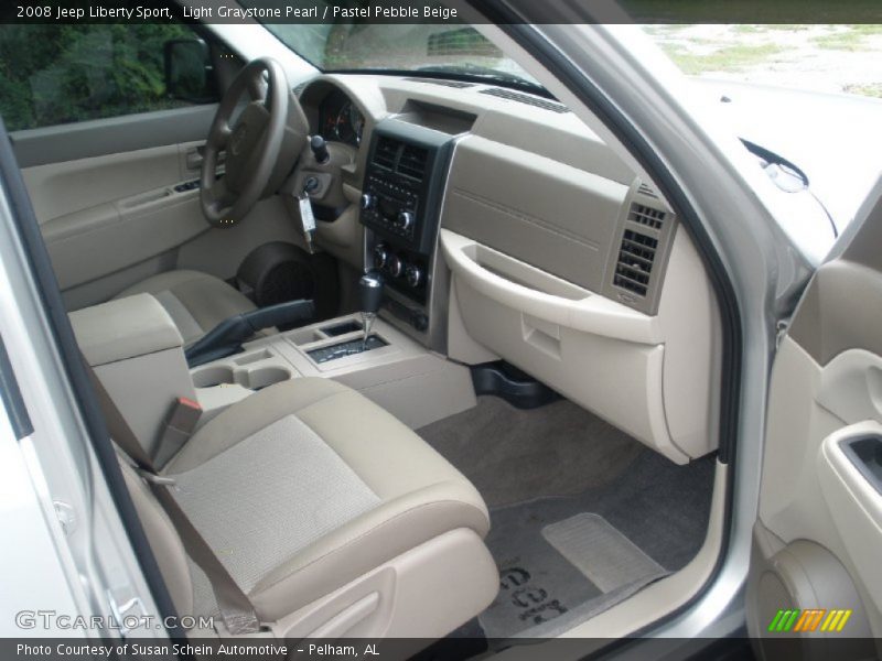 Light Graystone Pearl / Pastel Pebble Beige 2008 Jeep Liberty Sport