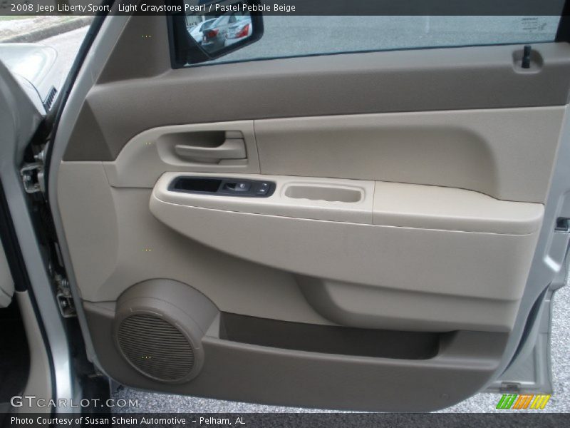 Light Graystone Pearl / Pastel Pebble Beige 2008 Jeep Liberty Sport