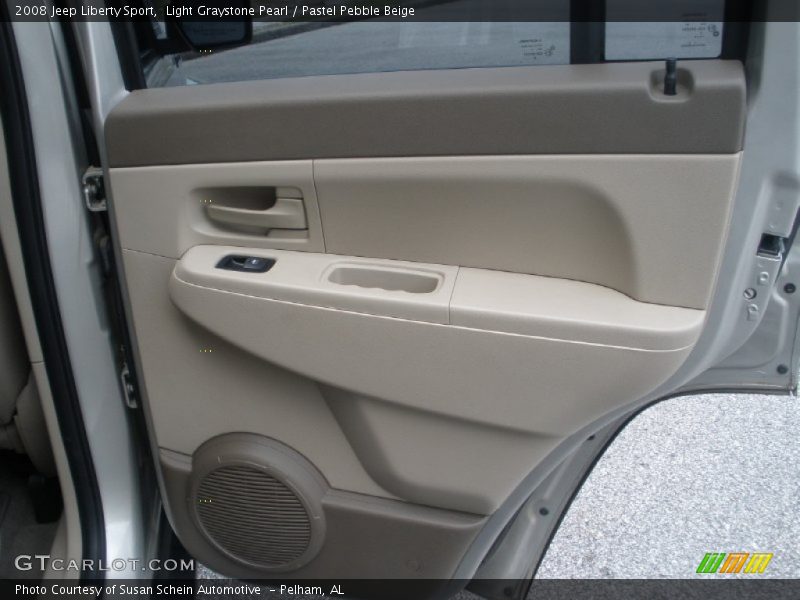 Light Graystone Pearl / Pastel Pebble Beige 2008 Jeep Liberty Sport