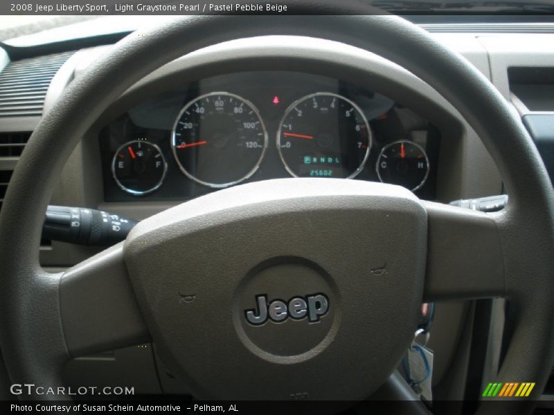 Light Graystone Pearl / Pastel Pebble Beige 2008 Jeep Liberty Sport