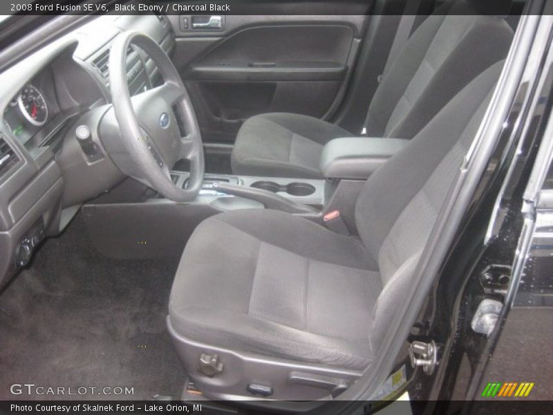 Black Ebony / Charcoal Black 2008 Ford Fusion SE V6