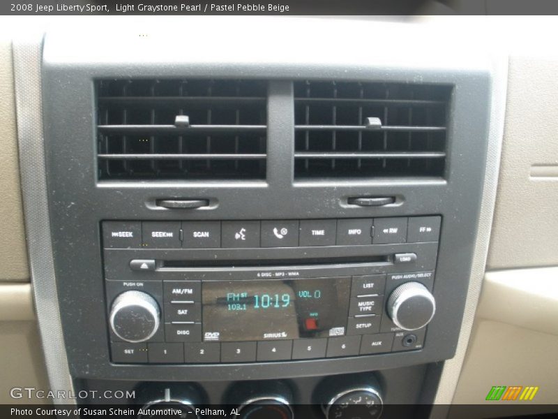 Light Graystone Pearl / Pastel Pebble Beige 2008 Jeep Liberty Sport