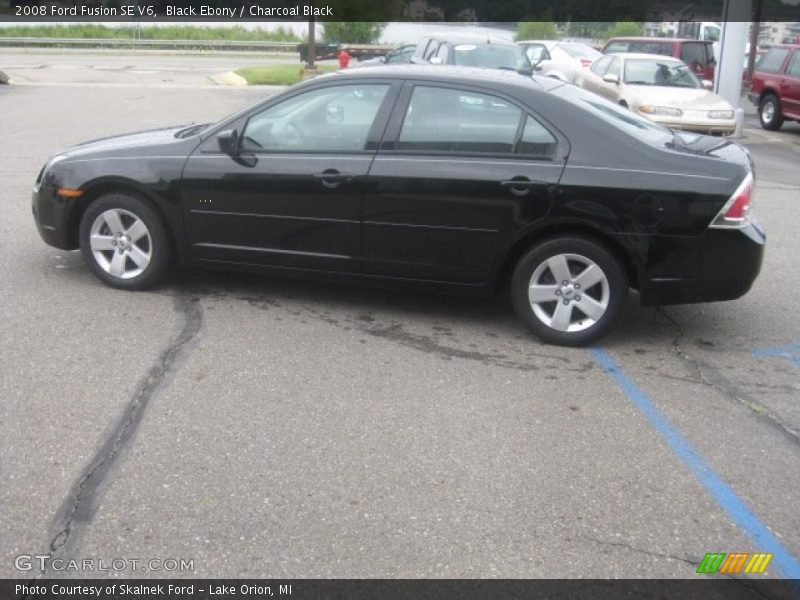 Black Ebony / Charcoal Black 2008 Ford Fusion SE V6
