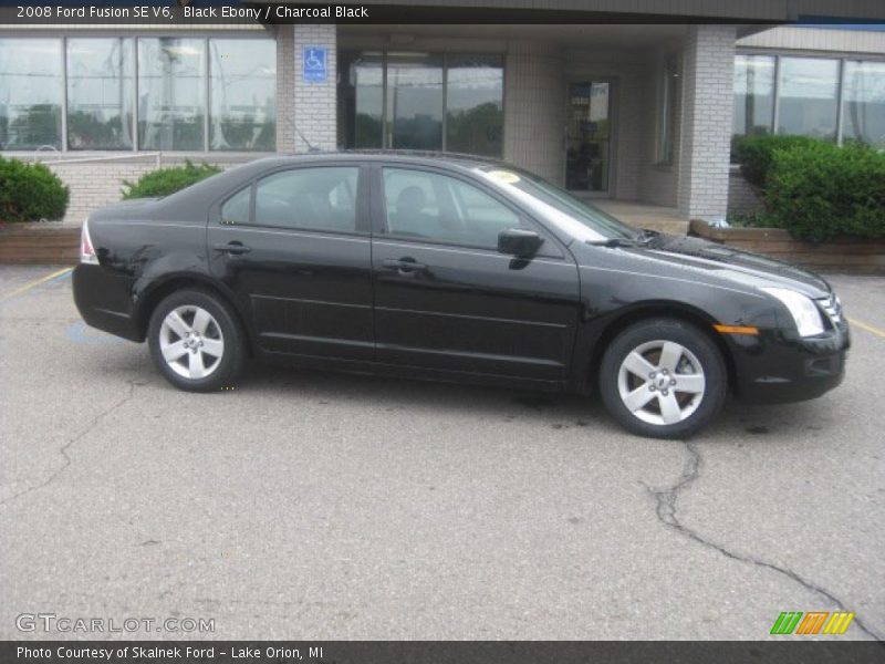 Black Ebony / Charcoal Black 2008 Ford Fusion SE V6